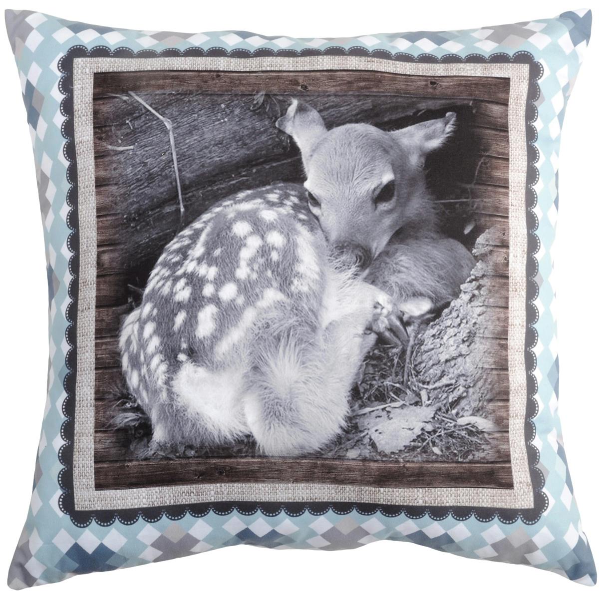 Coussin décor Faon 50x50cm FAUNE