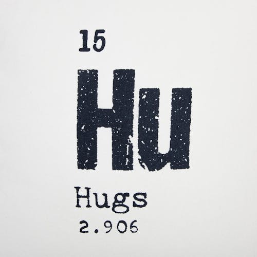 Coussin "Hugs" en coton blanc 40x40cm