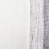 Coussin lin coton blanc et gris 40x40cm
