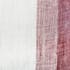 Coussin lin et coton blanc et rouge 40x40cm