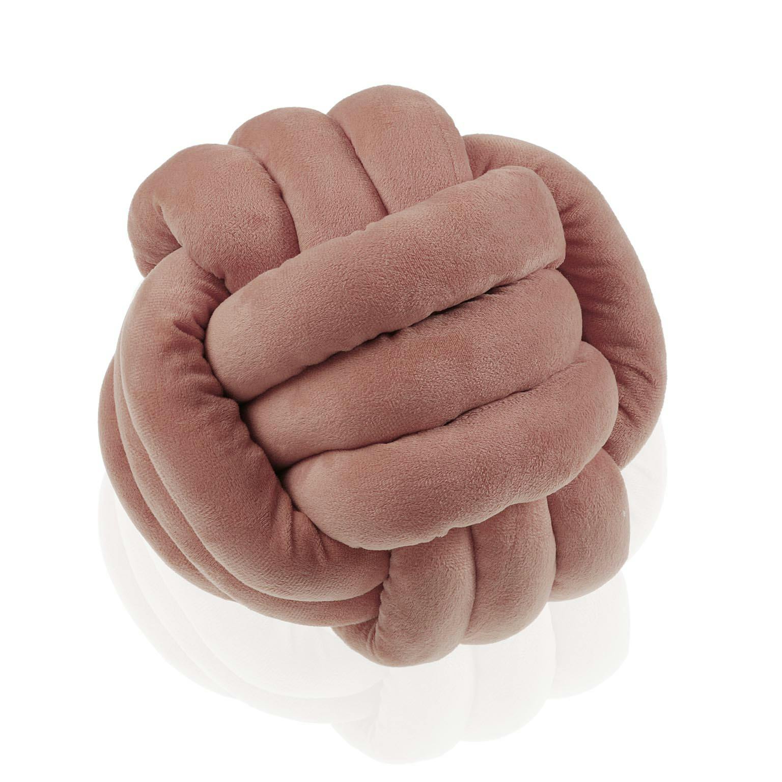Coussin nœud 3D rose