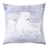 Coussin Ourson blanc 40x40cm WINTY