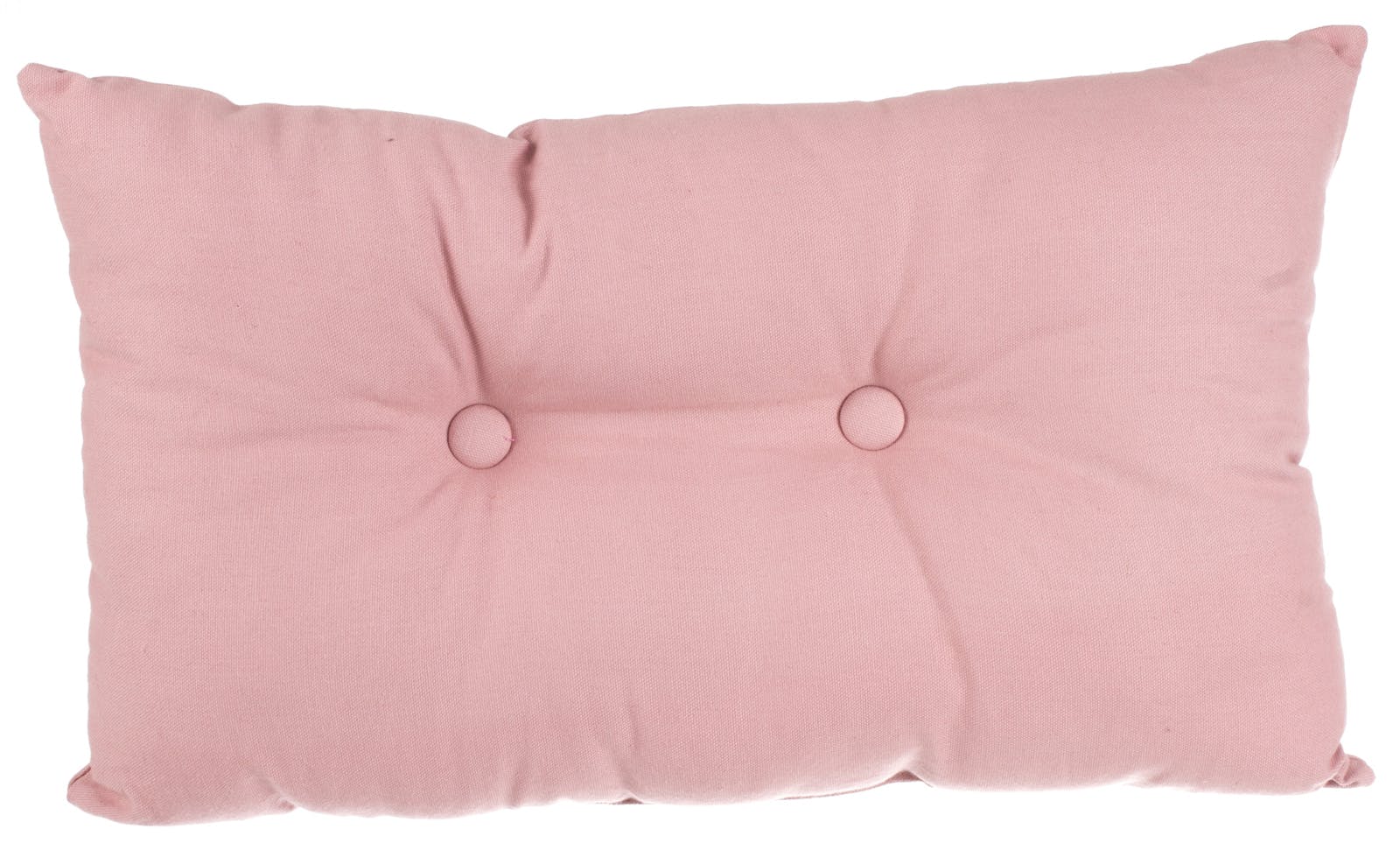 Coussin rectangle en coton 30 x 50 cm Vieux rose