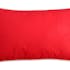 Coussin rectangulaire 30x50 Lin-Rouge 100% Coton DUO