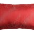 Coussin rouge décor strasses argentées 30x50cm GALAXIE