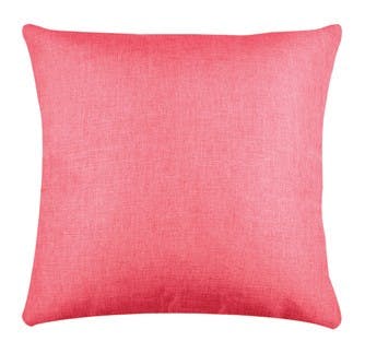 Coussin uni couleur corail 50x50cm BEA
