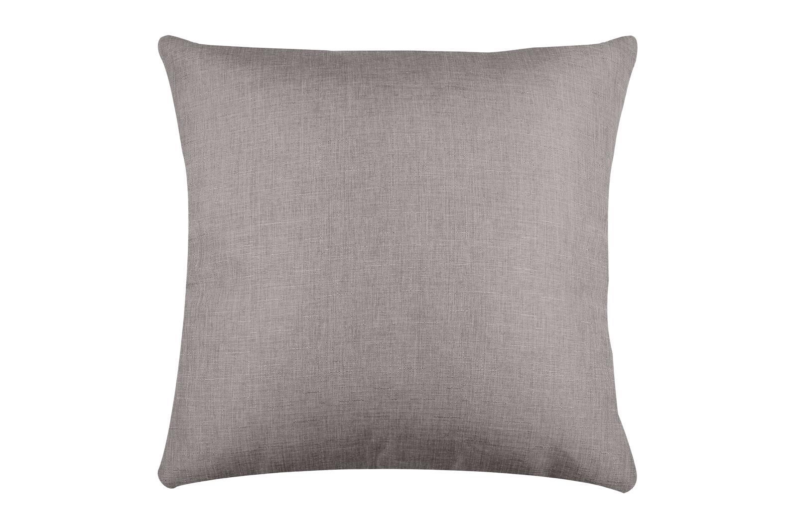 Coussin uni couleur taupe 50x50cm BEA