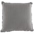 Coussin uni gris 45 x 45 cm