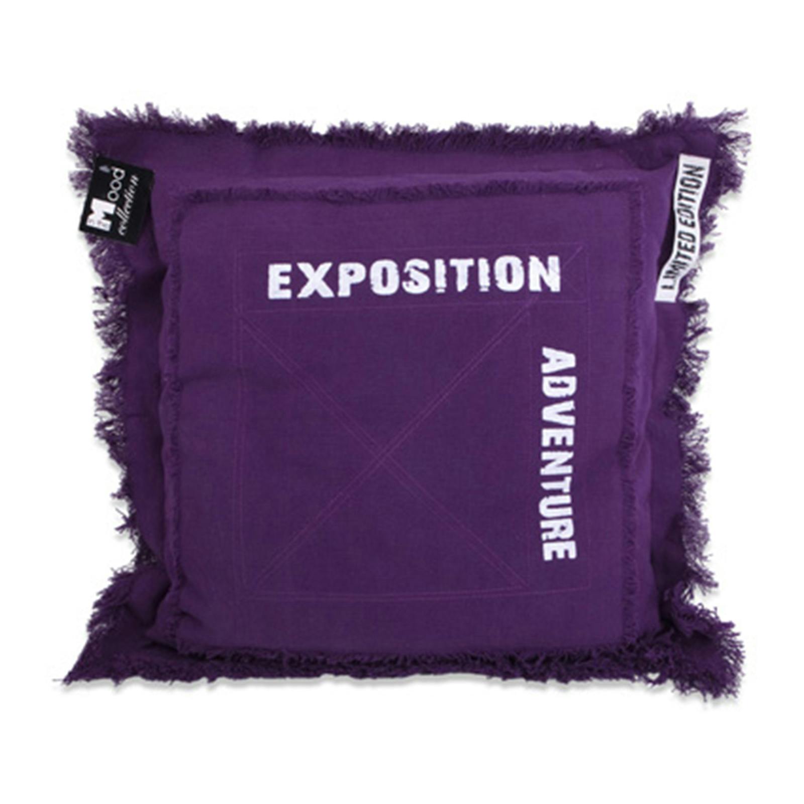 Coussin violet Adventure