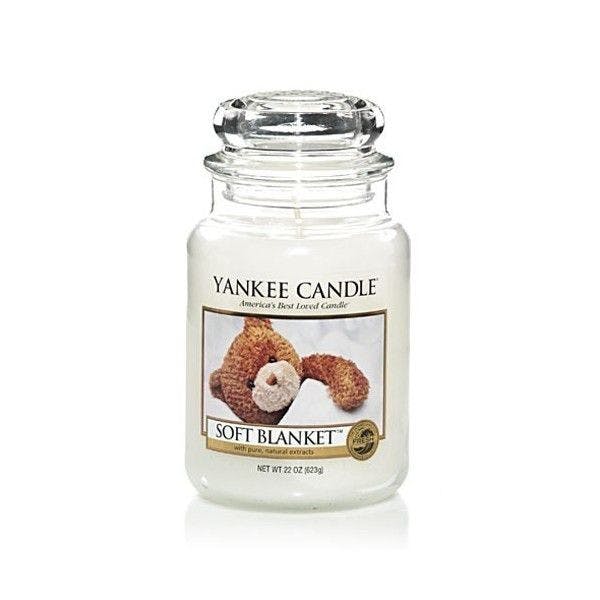 Couverture Douce bougie parfumée grande jarre YANKEE CANDLE