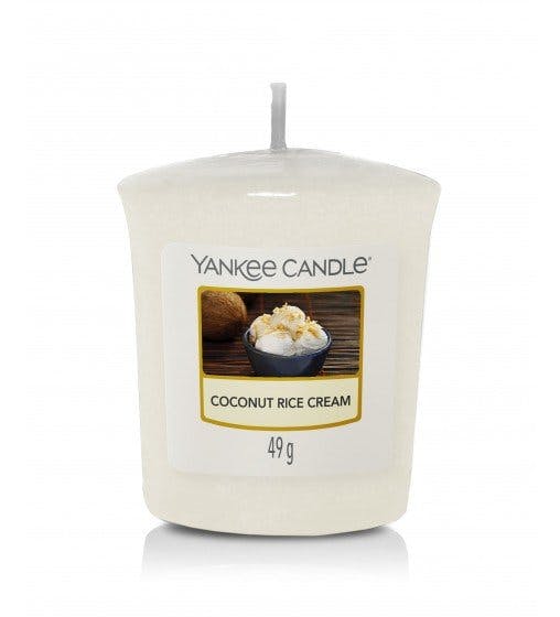 Crème de riz à la noix de coco bougie parfumée votive YANKEE CANDLE