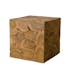 Cube en bois de teck OTTAWA