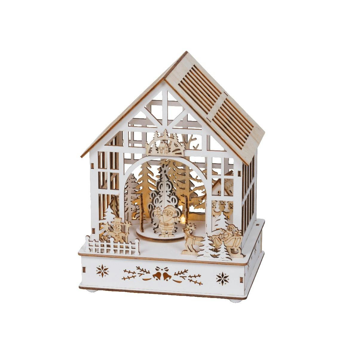 Déco musicale et lumineuse - Halle du Père Noël