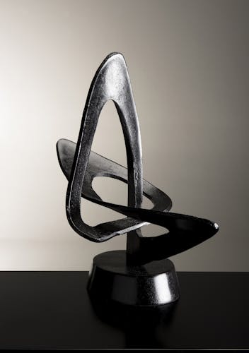 Décoration à poser abstraite aluminium noir ZALA