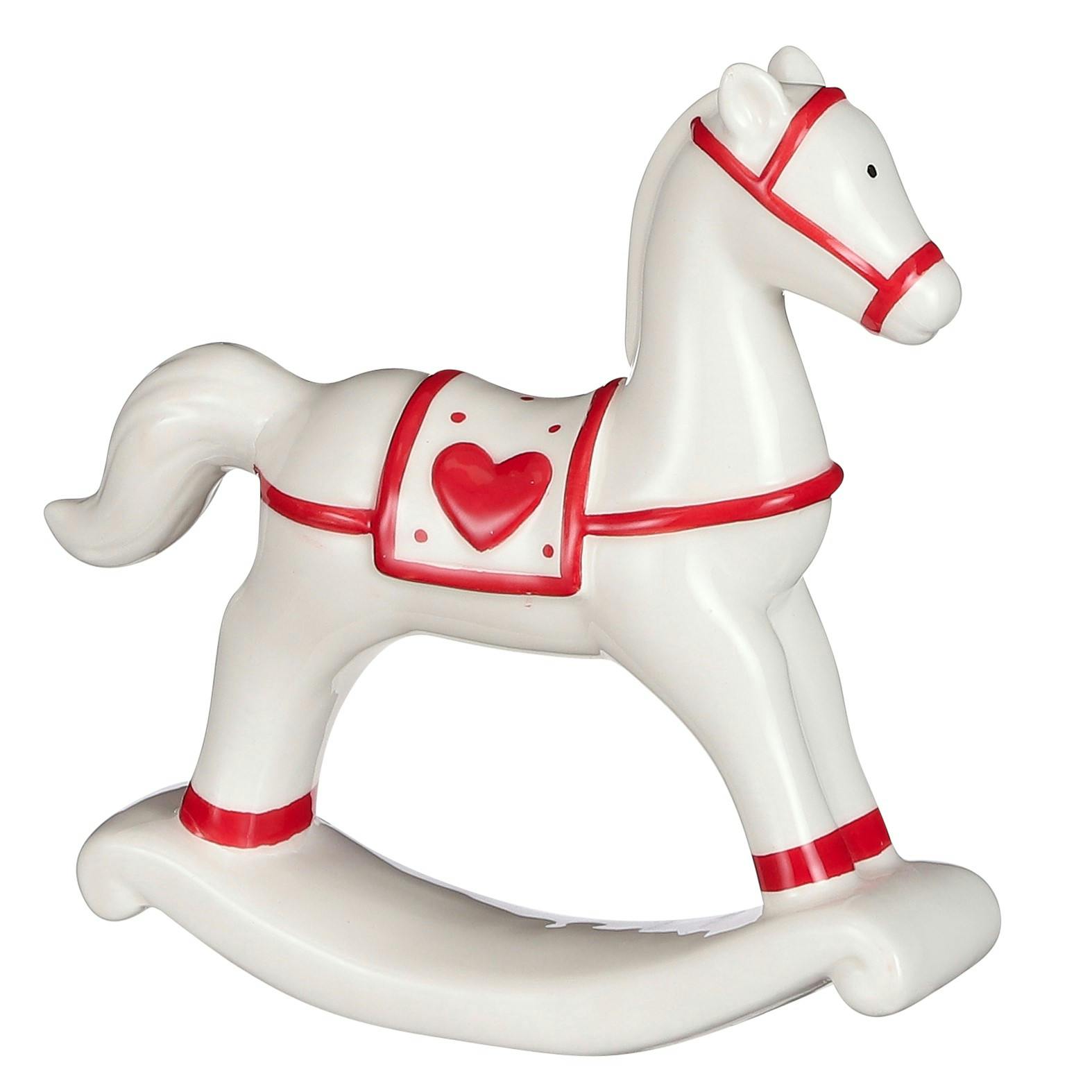 Décoration de Noël cheval à bascule 16, 5 cm