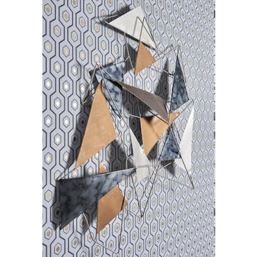  Décoration murale abstraite thème triangle