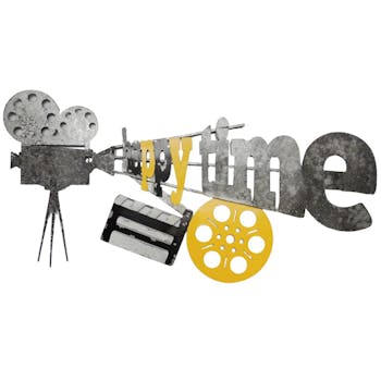Décoration murale métal thème cinéma version 3