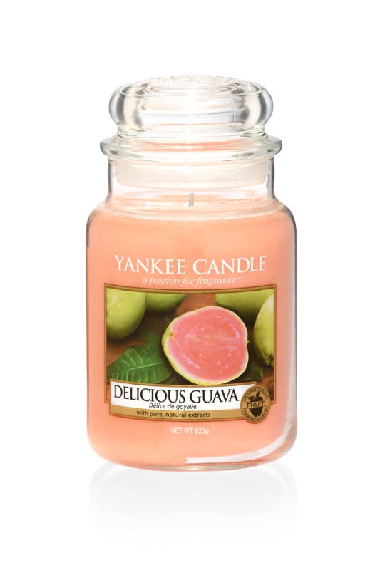 Délice de Goyave bougie parfumée grande jarre YANKEE CANDLE