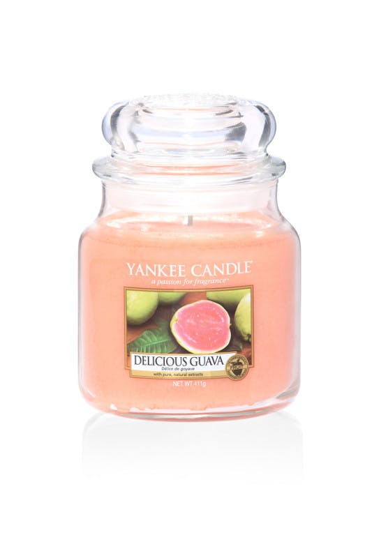 Délice de Goyave bougie parfumée moyenne jarre YANKEE CANDLE