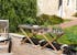 Desserte de jardin pliante effet béton (lot de 2) HERCULE