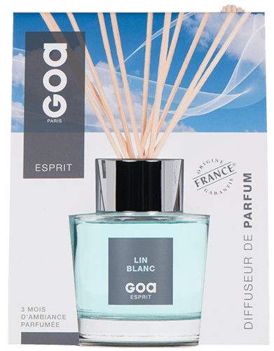 Diffuseur de parfum Esprit Lin Blanc CLEM GOA 200ml