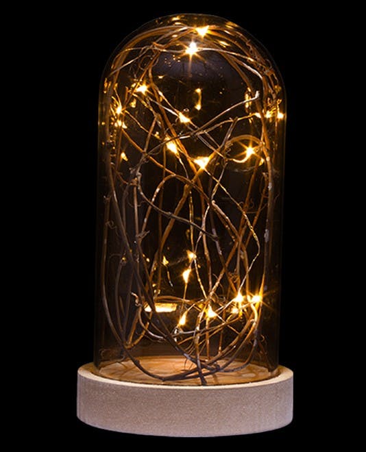Dôme lumineux décor  branches 15 LED
