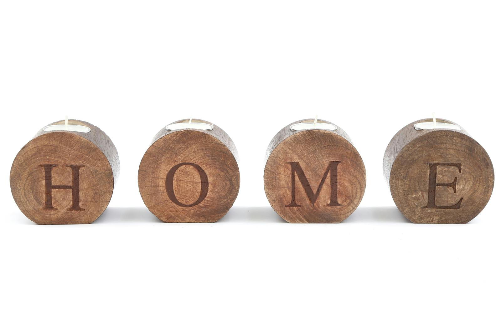Ensemble de 4 bougies "HOME"