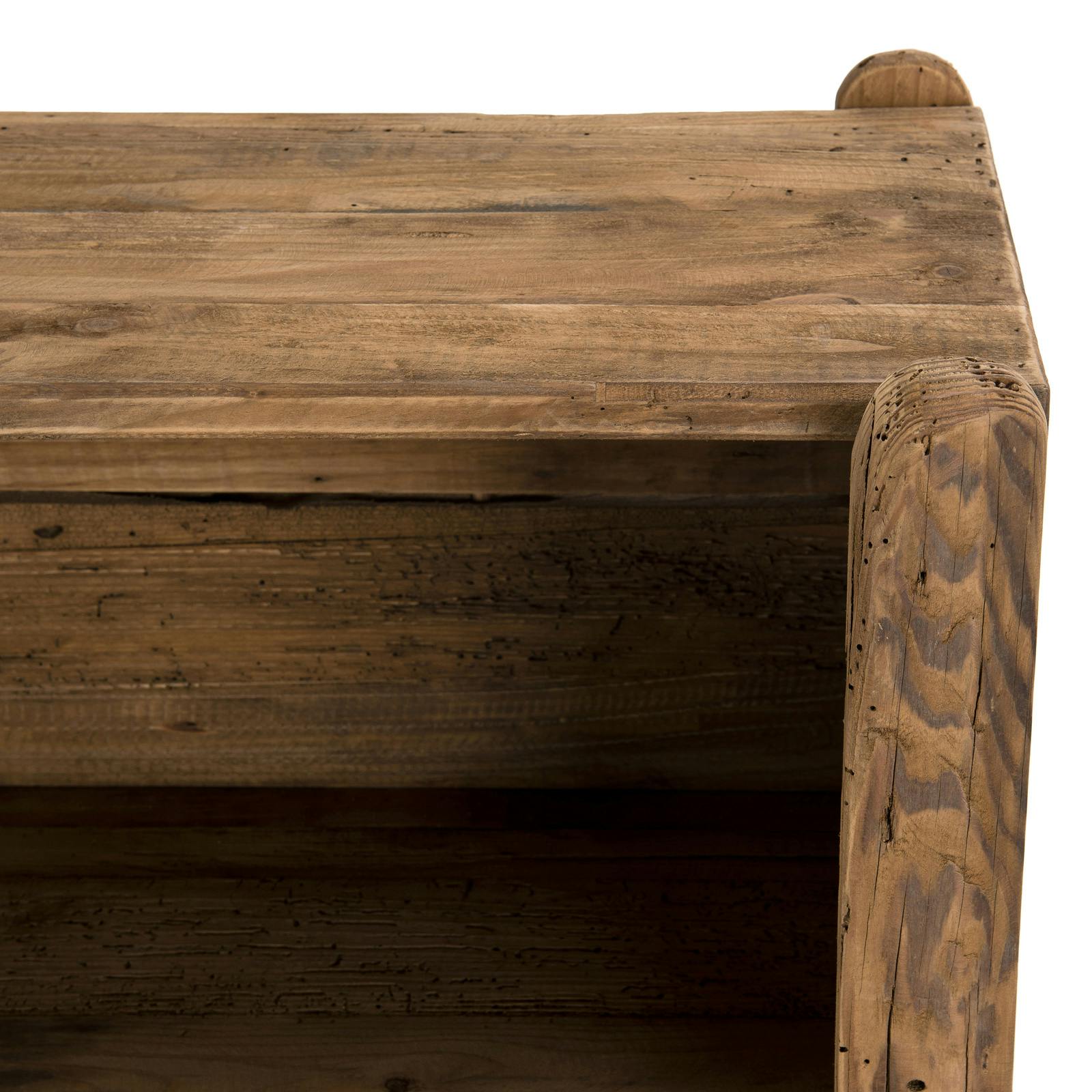 Étagère / Bibliothèque H.162 cm en bois de pin recyclé massif - CHALET