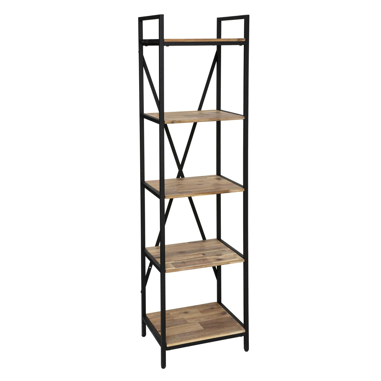 Etagère colonne en bois d'acacia MEMPHIS