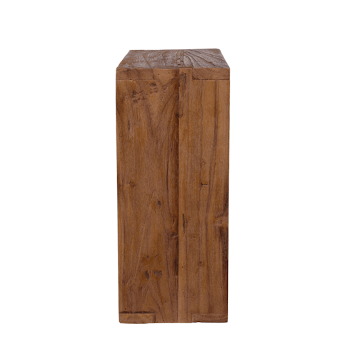 Etagère cube en bois recyclé de teck SWING