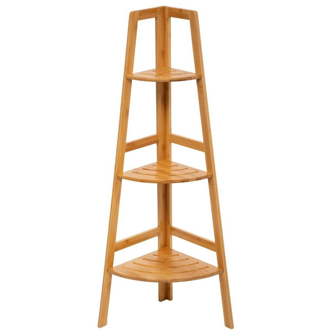 Etagère d'angle en bambou