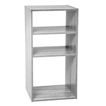 Etagère en bois grisé 3 casiers 67 cm