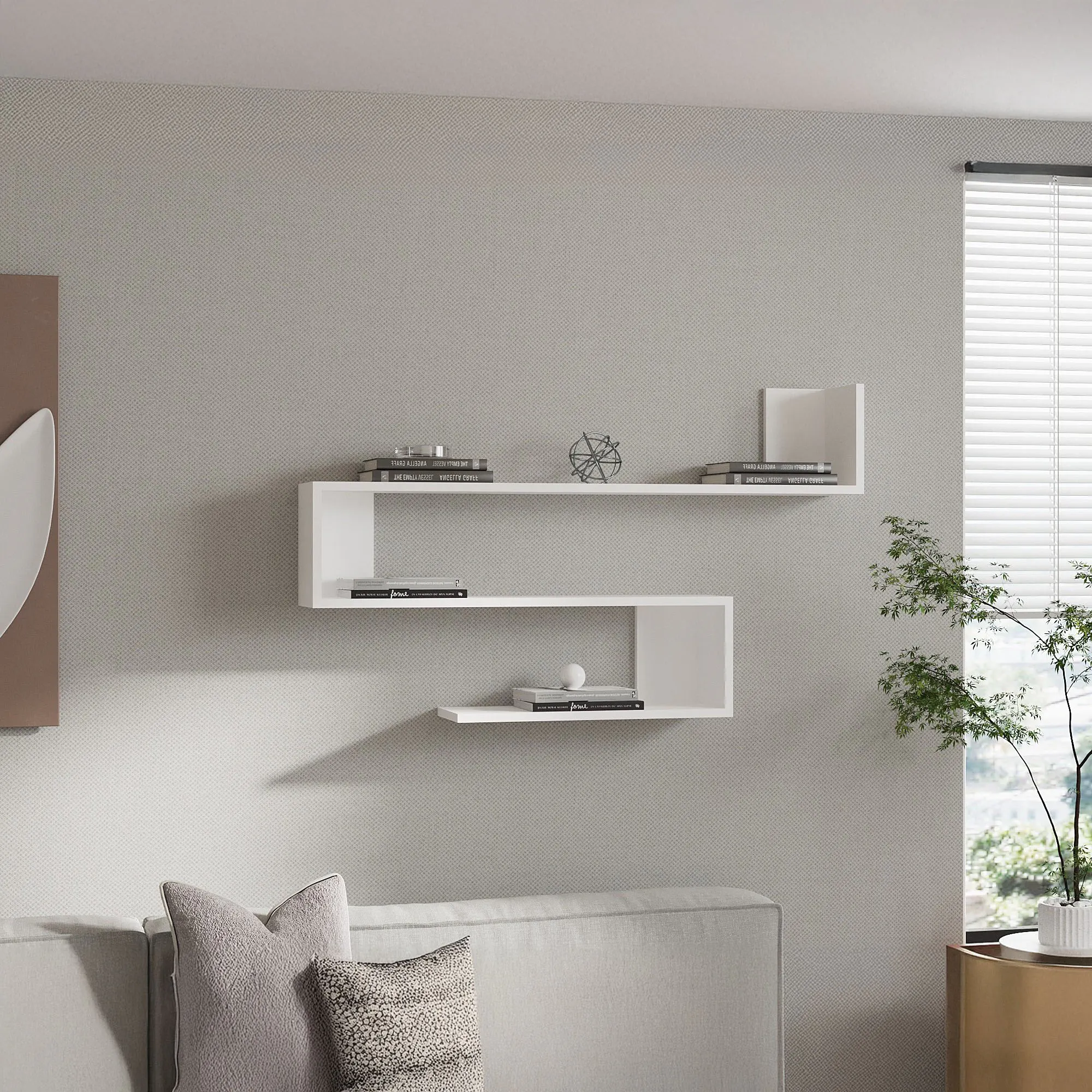 Etagere Murale Blanche