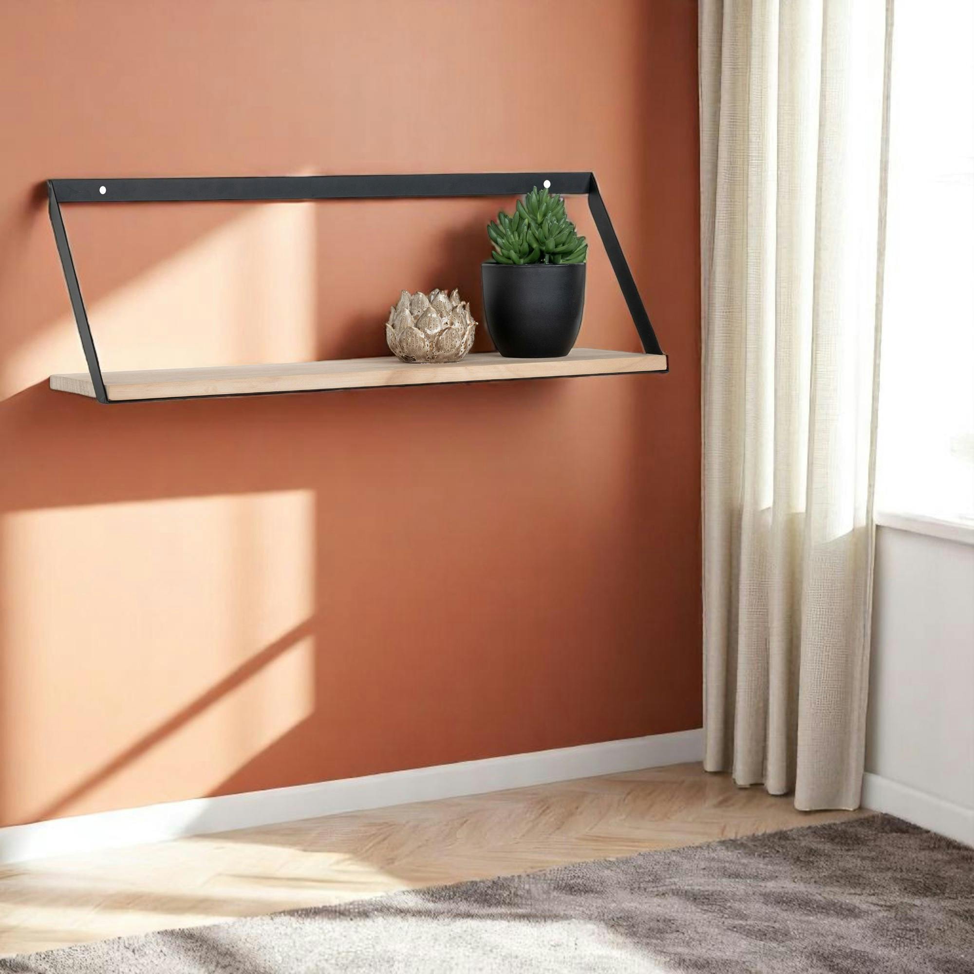 Etagère murale moderne en bois 55 cm TALLINN