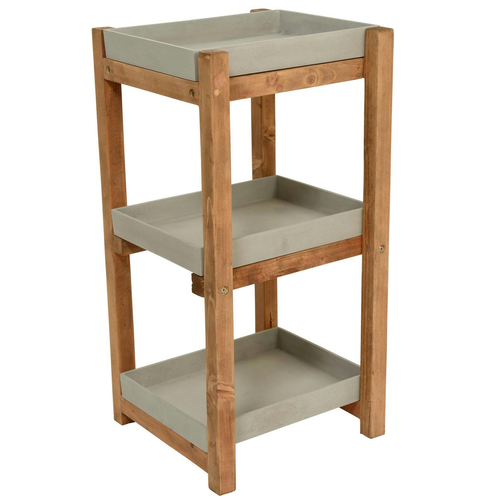 Etagère plante intérieur/extérieur gris clair