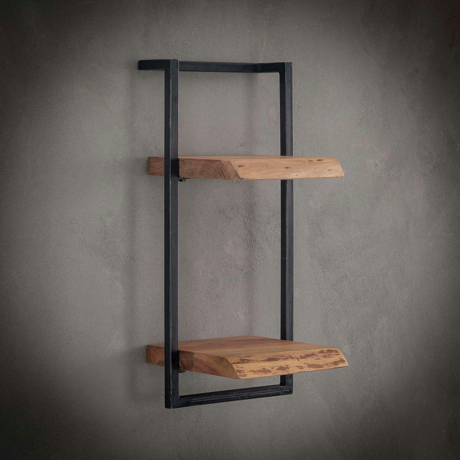 Etagère verticale bois métal MELBOURNE