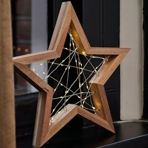 100 Étoiles En Bois De 5 Cm DAHI - Décoration Table DIY - Pour Noël, Mariage, Anniversaire, Fêtes