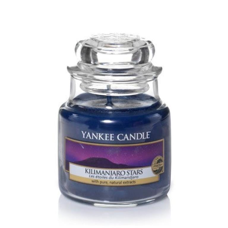 Etoiles du Kilimandjaro bougie parfumée petite jarre YANKEE CANDLE
