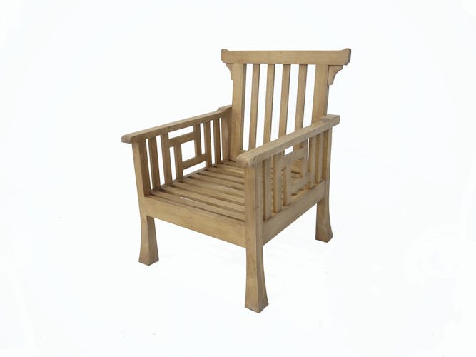 Fauteuil ajouré Hévéa 73x80x97cm MAORI