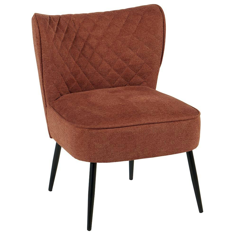 Fauteuil bas rouille MALMOE
