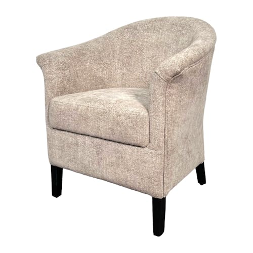 Fauteuil Cabriolet taupe chiné  MIRA