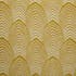 Fauteuil Club en tissu toucher doux jaune motif "Art-Déco" 68x57x72cm BEAUX-ARTS