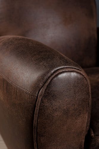 Fauteuil club marron PANAMA