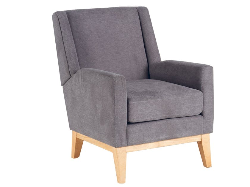 Fauteuil Club Gris