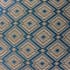 Fauteuil Club tissu motifs bleu doré ZANZIBAR ref. 30020684