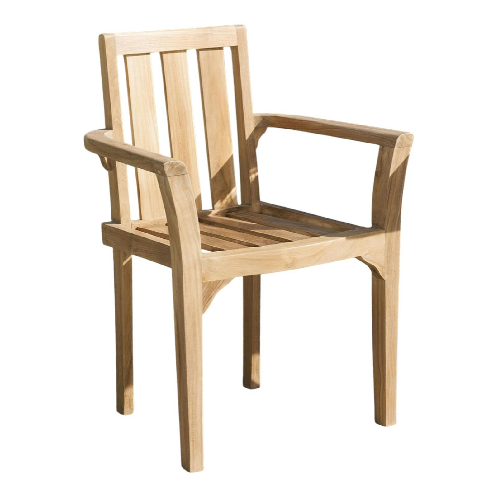 Fauteuil de jardin en teck (lot de 2) SUMMER