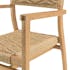 Fauteuil de jardin en teck tressage motif losanges (lot de 2) SUMMER