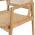 Fauteuil de jardin rotin synthétique beige et teck (lot de 2) SUMMER