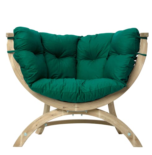 Fauteuil de jardin vert SIENA UNO