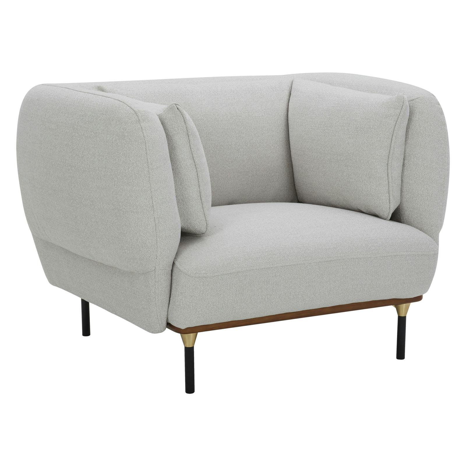 Fauteuil de salon gris GOTEBORG